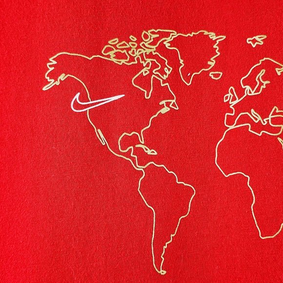 The Nike Tee Nike 2020 Olympic Red Two Sided T-Shirt, Sz S - Picture 4 of 9